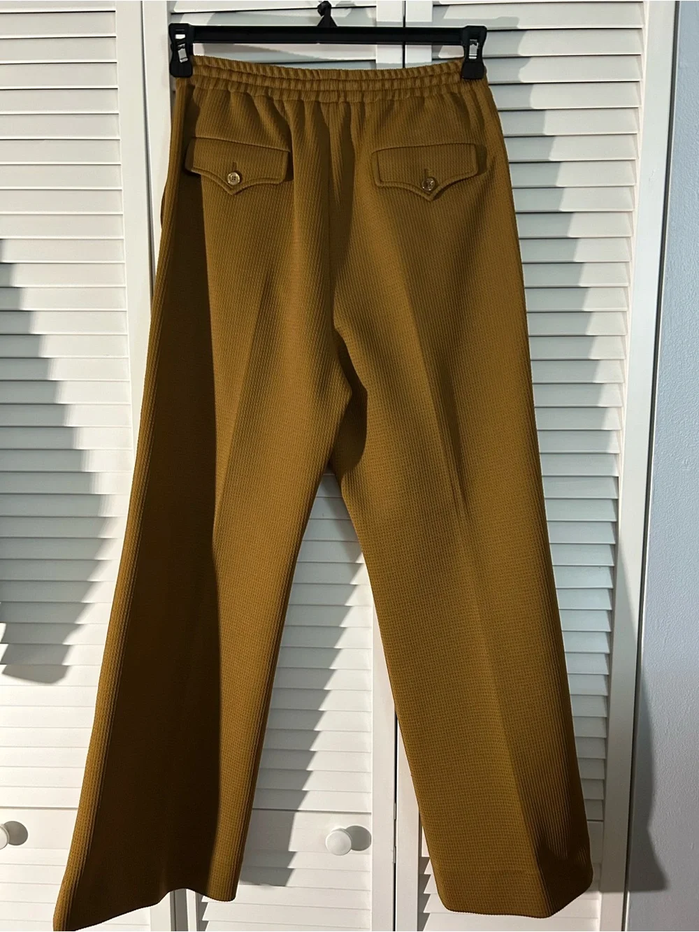 Gucci Men's Wide-Leg brown Joggers Adidas Logo Knit